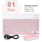 Hebrew/Spanish//Russian/Korean Portable 10 inch Wireless Keyboard and Keyboard set For iPad Samsung Tablet Laptop IOS Android
