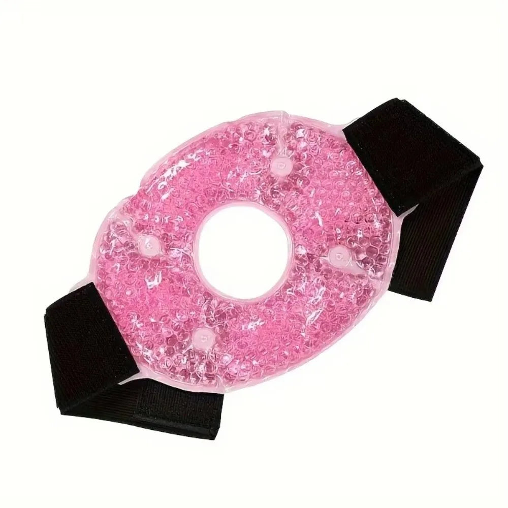 Reusable Soft Gel Ice Compress Strap Cold Soft Gel Bead PVC Skin-friendly Hot Cold Gel Ice Pad Adjustable Strap