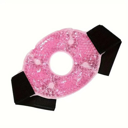Reusable Soft Gel Ice Compress Strap Cold Soft Gel Bead PVC Skin-friendly Hot Cold Gel Ice Pad Adjustable Strap