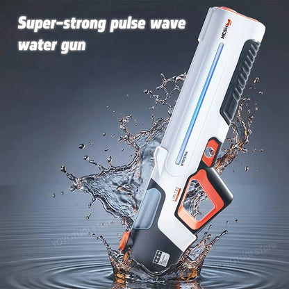 Pulse Glare Electric Water Gun Toy Automatic Water Suction Large Capacity High Pressure Powerful Adult Water Toy Gift