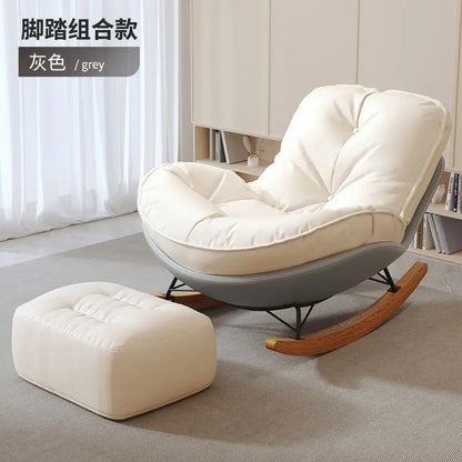 PYJ recliner household lazy sofa chair single living room balcony simple and comfortable leisure chair