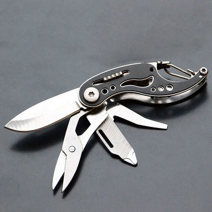 3Cr13Mov Mini Folding Knife EDC Multitool Outdoor Survival Gadgets Cute Camping Keychain Swiss Pocket Knife Jackknife Box Cutter