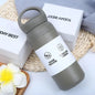 Portable Japanese Style 304 Stainless Steel Insulated Coffee Cup Spray Painted Element Cup Student Gift Car Use Thermos Mug