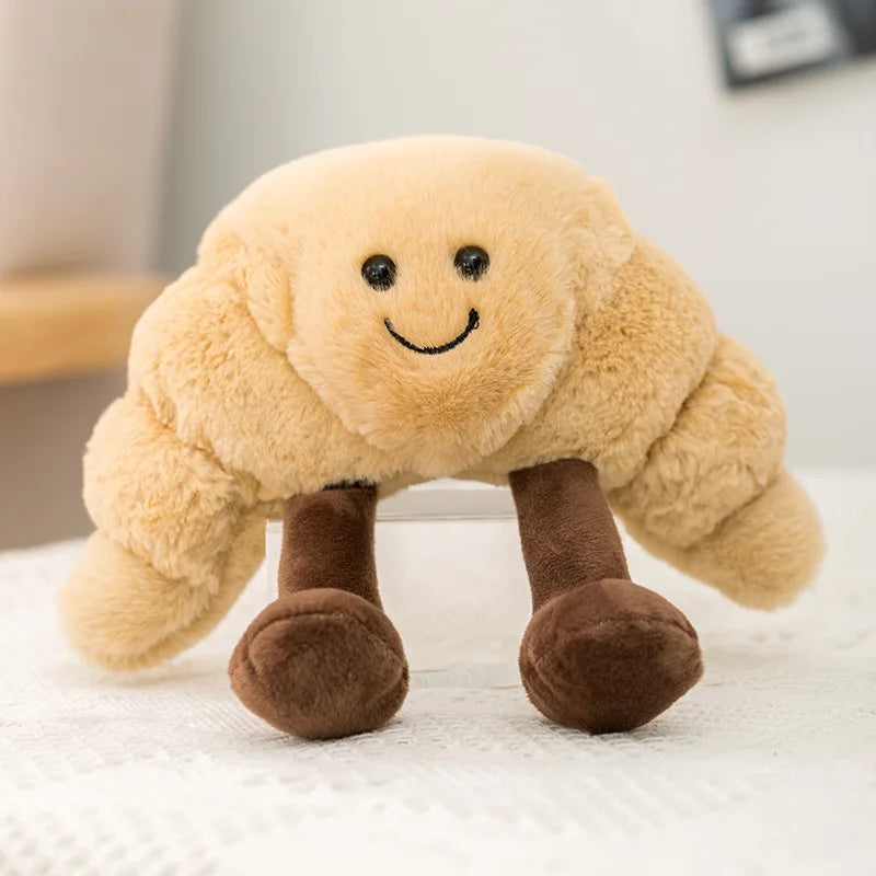 Cute Cartoon Bread Pancake Doll Soft Plush Toys Kawaii Sofa Home Decor Doll Exquisite Collectibles Surprise Fun Birthday Gift
