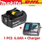 Genuine 6AH makita BL1860 18V Battery Power Tools Li-ion Replacement LXT BL1850 BL1840 for 18V Screwdriver with BMS TPCELL 18V