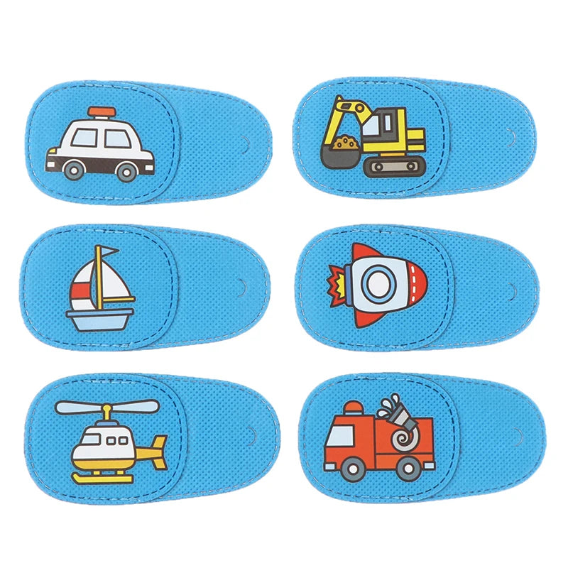 【6Pcs/set Children Health Care Kids Occlusion Medical Lazy Eye Patch Eyeshade For Kids Strabismus Vision Care Kit】