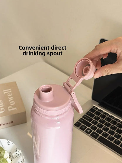Thermos Bottle Car Insulated Flask Water Tumbler for Outdoor Sports Travel Vacuum Flasks Stainless Steel Thermal Cup
