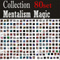 (80 Set )Mentalism Magic Trick Package Collection -2024 Magic trick