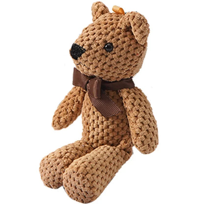 16cm Soft Stuffed Pineapple Bear Plush Toys Mini Teddy Bear Dolls Toy Small Gift for Party Wedding Keychain Bag Pendant Toy Gift