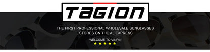 TAGION Brand New Men's Pilot Sunglasses Women Men Alloy Frame Fashion Sunglasses Driving Lenses Unisex Eyewear 2767