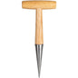 Durable Rust Proof Wood Handle Hand Dibber Hole Puncher for Seed Sowing Plant Transplanting Bulb Planting Remover Tool