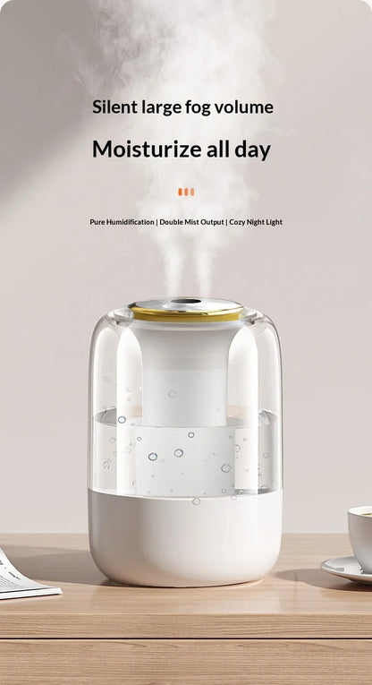 2025 New Quiet Air Humidifier Large Mist Volume Household Humidifier For Bedroom Pregnant Women Baby