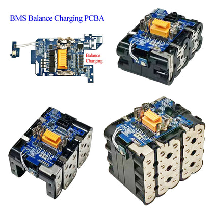 BL1830 BMS PCBA Balance Charging Circuit Board For MAKITA 18V Li-ion Battery Case Lithium Ion Batteries Pack BL1820 BL1860