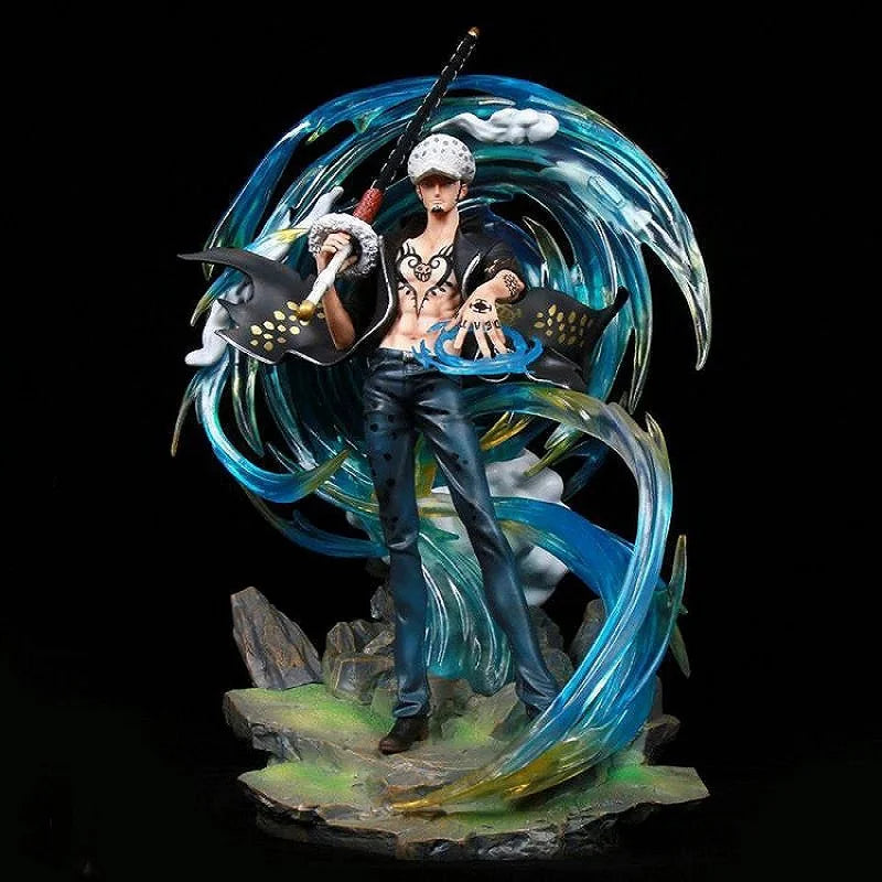 One Piece Gk Special Edition Trafalgar Law Figure Model Luminous Sculpture Display Piece Illusory Glow Collectible Toy