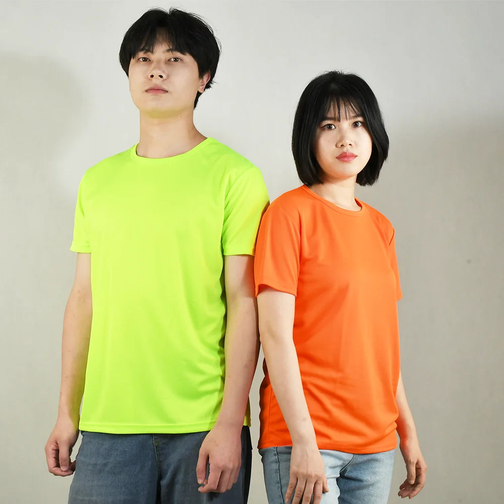 Men's Quick Dry Short Sleeve Sport T Shirt Gym Jerseys Fitness Shirt Trainer Running T-Shirt Boy Teenager Breathable Sportswears
