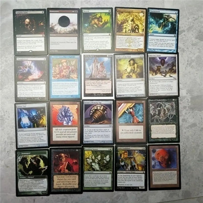 108 Pcs Black Core Cards P9 Dual Land Fetch Land Shock Lands  Proxy Cards