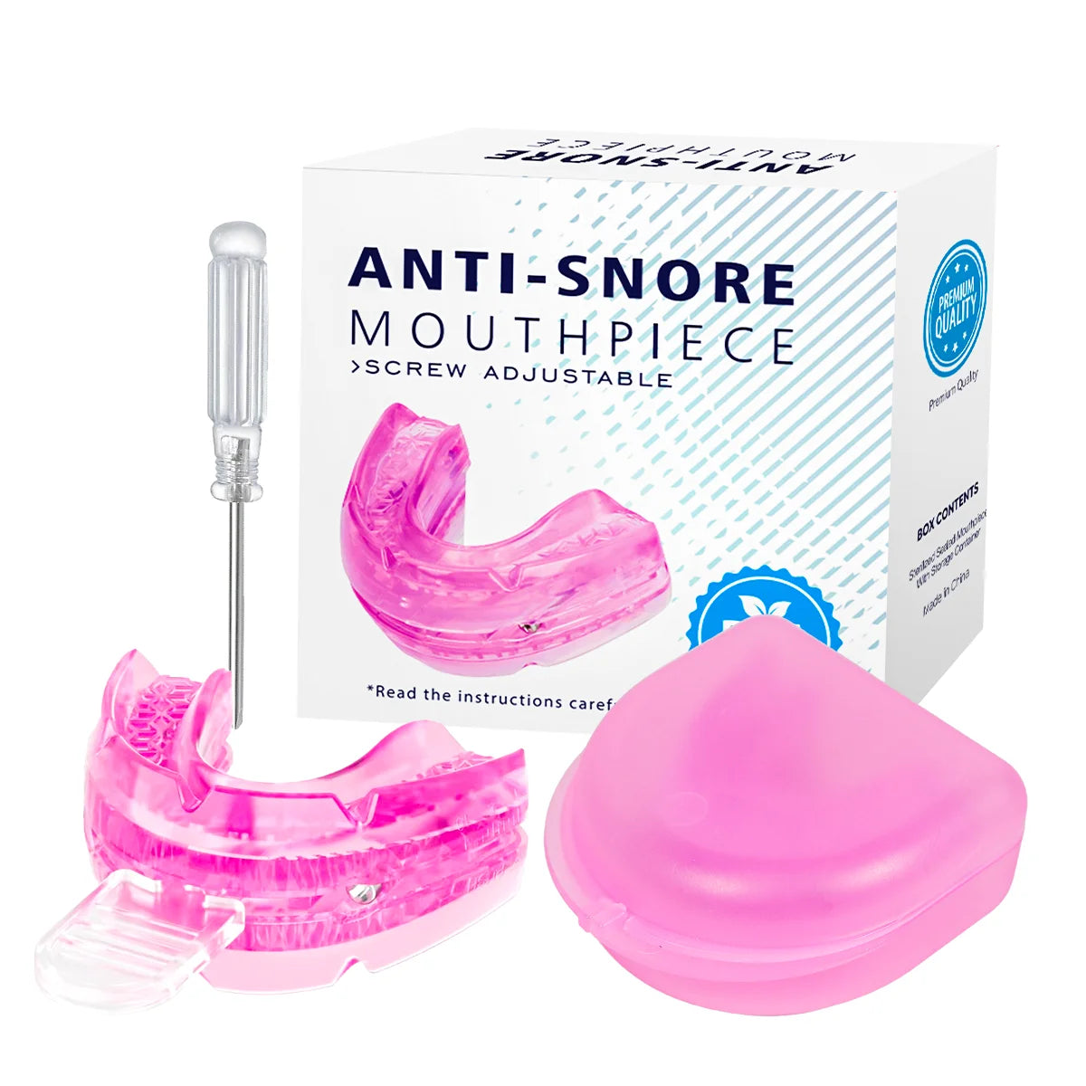 Anti Snore Bruxism Mouth Guard Stop Snoring Mouthpiece Teeth Bruxism Sleeping Aid Apnea Devices Night Anti-Snoring Mouth Guard