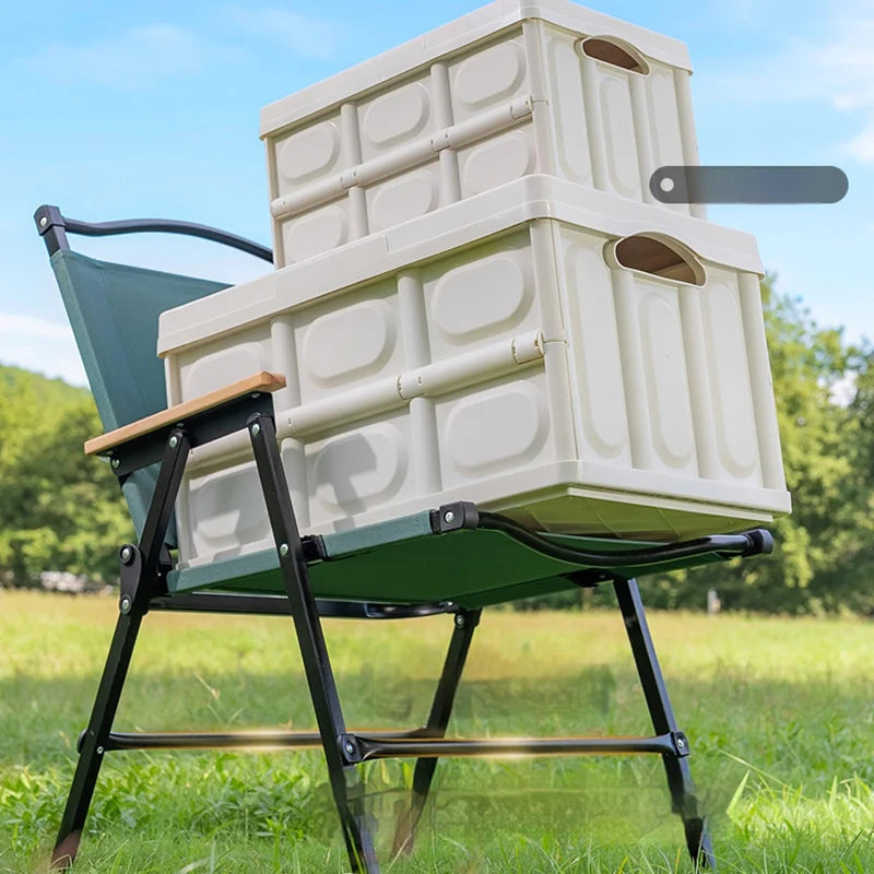 GIANXI Summer Outdoor Camping Green Folding Chair Aluminum Black Frame Portable ultra-light Fishing Chair Barbecue Beach Chair