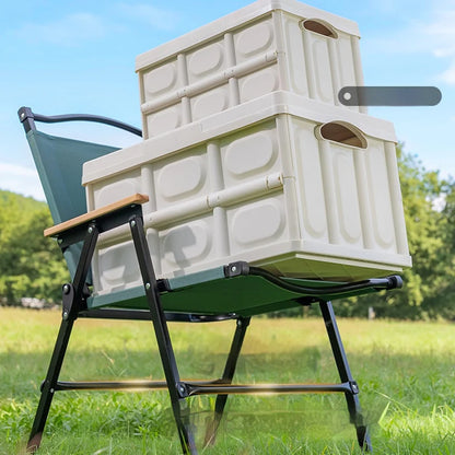 GIANXI Summer Outdoor Camping Green Folding Chair Aluminum Black Frame Portable ultra-light Fishing Chair Barbecue Beach Chair