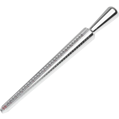 4 Scale Ring Sizer Gauge US/EU/HK/JP Aluminum Alloy Finger Measuring Tool for Jewelry Making Men and Women