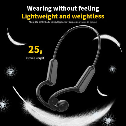 Słuchawki B8 z prawdziwym przewodnictwem kostnym Bluetooth 5.3 Sportowe słuchawki bezprzewodowe z zaczepem na ucho Wodoodporne IPX5 do biegania i jazdy samochodem