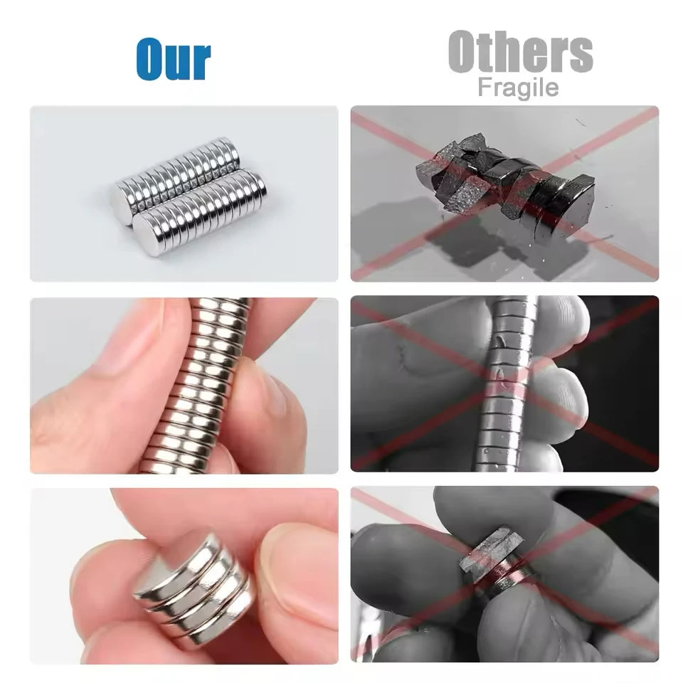 Super Powerful Magnets Strong Disc Magnets for Fridge, DIY, Building, Scientific, Craft,Refrigerator Magnet, 5x2 8x2 10x2 10x3