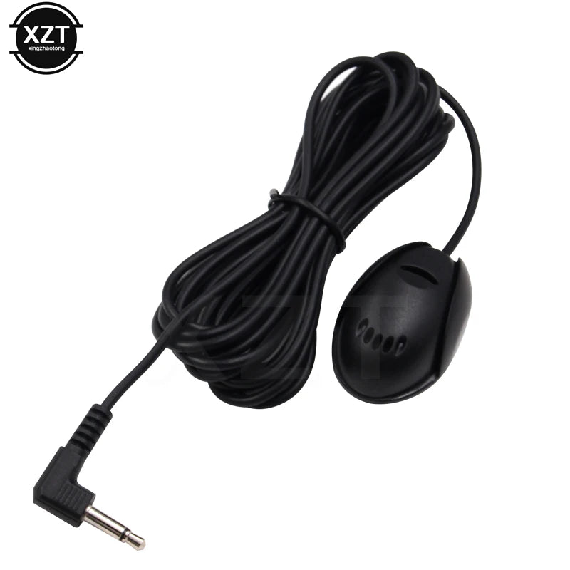 3M Car Microphone Mini 3.5mm Wired microphone for car stereo Audio Handsfree Mic For DVD Radio Player Paste Type Mini Microphone