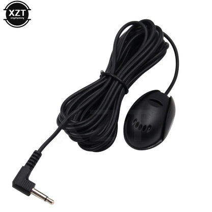 3M Car Microphone Mini 3.5mm Wired microphone for car stereo Audio Handsfree Mic For DVD Radio Player Paste Type Mini Microphone