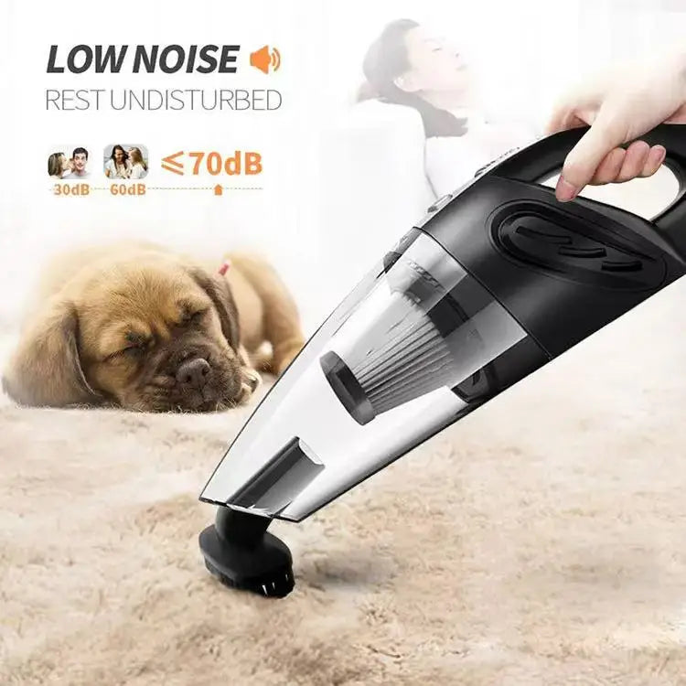 Handheld Vacuum Cordless Powerful Cyclone Suction Portable Rechargeable Vacuum Cleaner Quick Charge for Car Home Pet Hair