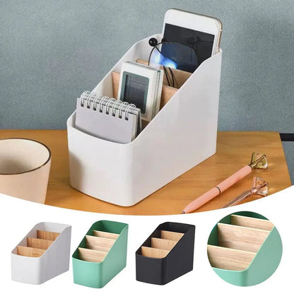Remote Control Organizer TV Remote Holder For Table Multipurpose Desktop Storage Box Bedroom Living Room Organizer