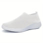 Women's Shoes Lightweight Breathable Mesh Slip-On Sneakers Black White Sport Running for Casual Party Fashion Ladies Shoes