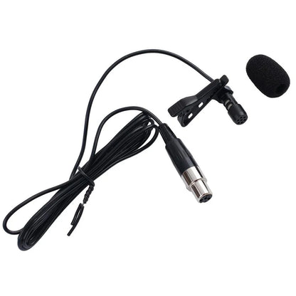 Portable 4-PIN Mini Microphone For Shure Wireless Lavalier Lapel Clip-on Microphone Audio Condenser Microphone For Meeting