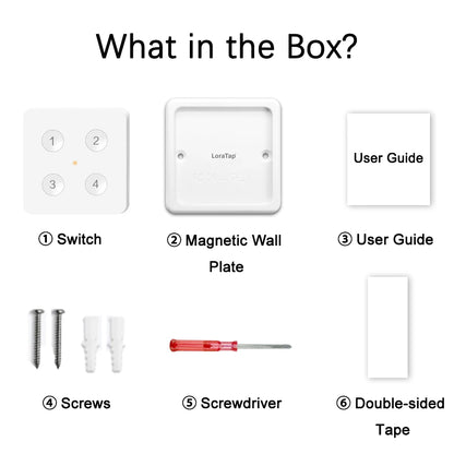 LoraTap ZigBee 3.0 Wireless 13 Types Push Button EU US Remote Controller Tuya Scene Automation Control Switch Smart Life App