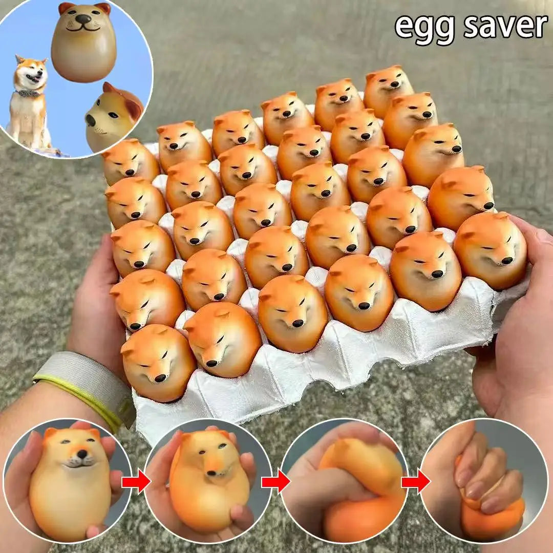 Dog Squishy Egg Toys !   Shibako Egg Shiba Inu Egg Slow Rising Squishy - Dog Egg Toy Stress Relief - Dog Eggs Decompression Toy