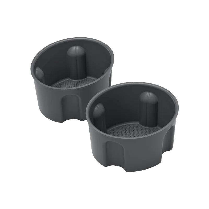 for Tesla Model YL 2026 Accessories Third 3 Row Water Cup Holder Y L 3rd Row Silicone Cup Insert Anti-Slip Cup Tray Organizer