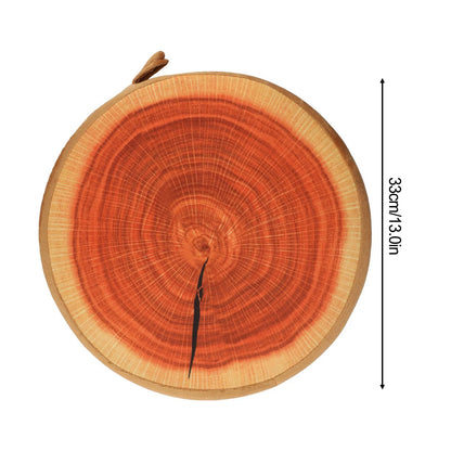 Cartoon Fruits Print Round Bar Chair Cushion Cover Anti-Slip Seat Cushion Slipcover Soft Stool Cushion Covers For Living Dining