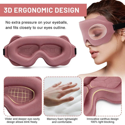 Travel 3D Sleeping Mask Eyepatch Blindfold Light Eye Mask for Sleeping Mask Slaapmasker Night Sleeping Aid Sleep Patch