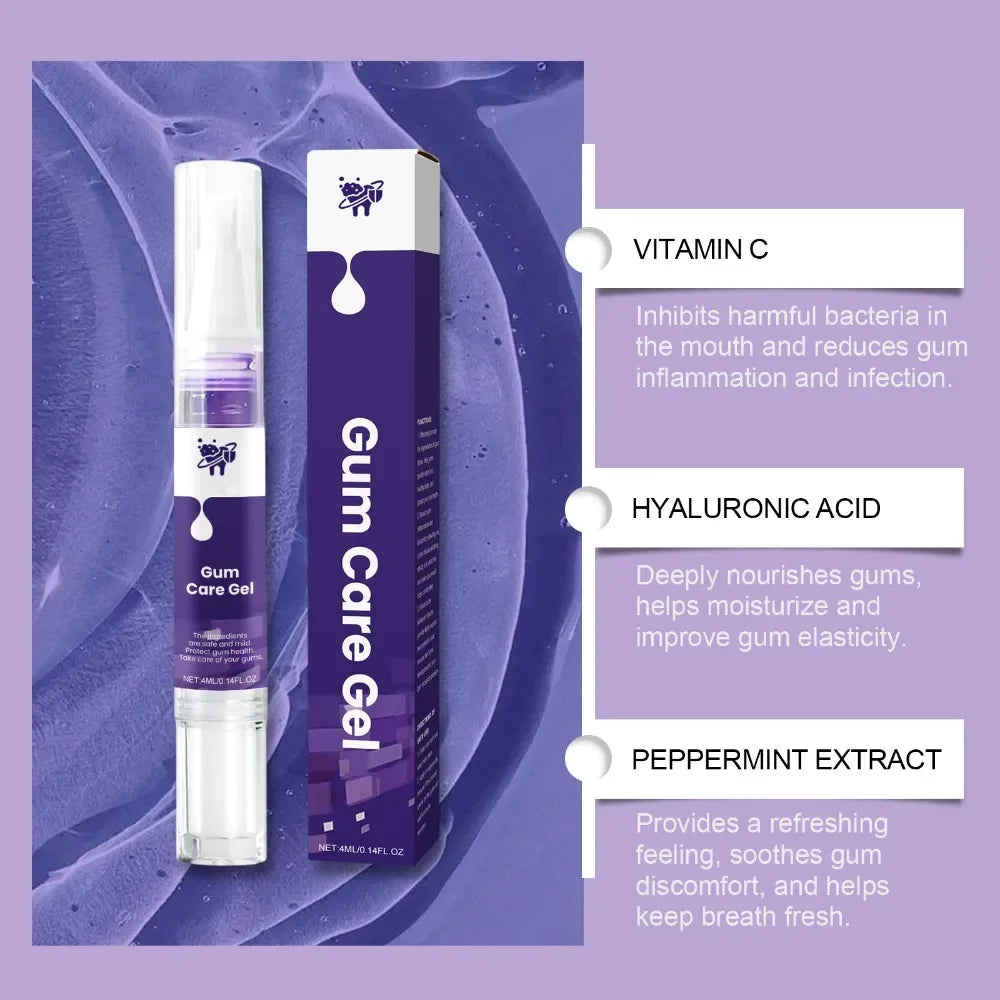 Damaged Gum Repair Care Gel Relieve Sore Gums Allergy Deep Cleaning Teeth Stains Tartar Serum Dental Caries Toothpaste