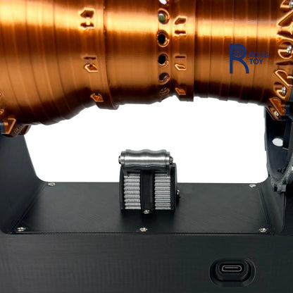 Super Turbofan Engine Model Brushless Motor Function Fan Electric High Performance Power Turbine Cool Boutique Toy Gi