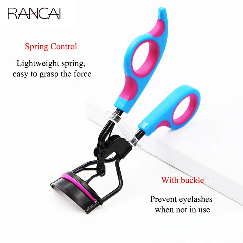1 Pc Make-up For Women Eyelash Curler Two-color Curling Eyelashes False Aids Lady Portable Makeup Beauty Tools Make Up