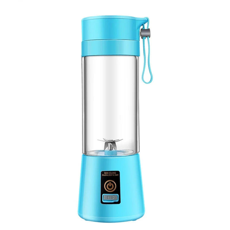 Portable Blender Wireless Rechargeable USB Juicer Cup Fruit Mixer Smoothie Juicer Blender Cup Bottle Travel Kitchen