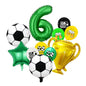 Football Birthday Decoration Party Supplies Tableware Balloons Set Candy Gift Boxes Football Birthday Gifts Kids Birthday Favors