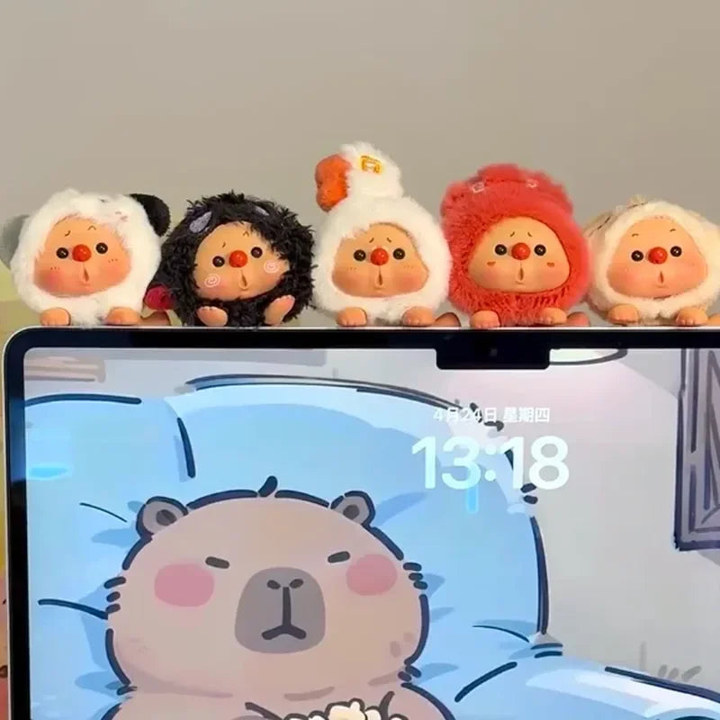 Cute OYO Bear Mini Crawling Animal Party Series Blind Box Trendy Toys Figurine Collection Desktop Ornament Mystery Box Gifts