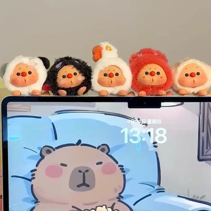 Cute OYO Bear Mini Crawling Animal Party Series Blind Box Trendy Toys Figurine Collection Desktop Ornament Mystery Box Gifts