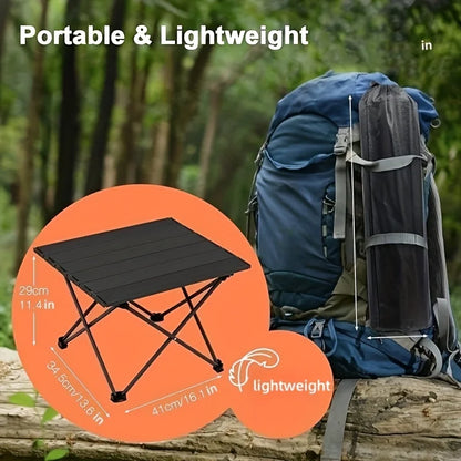 Compact Collapsible Outdoor Desk Foldable Camping End Stand Mini Beach Picnic Table Light Portable Equipment Small Outdoor Table