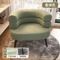 Lazy Sofa Makeup Chair with Lamb Fleece Living Room Light Luxury Balcony Leisure Chair for Comfortable Seating