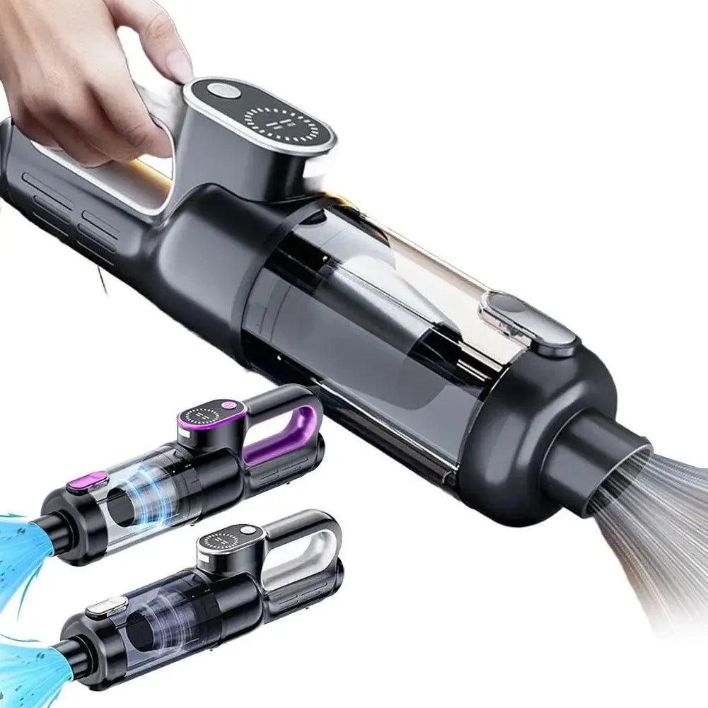 Car Vacuum Cleaner Wireless One-Button Dust Dump High-Power Portable Vacuum Cleaner Large Suction Mini Handheld Vacuum Cleaner