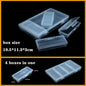 Transparent Plastic Box Screw Compartment Box Jewelry Earring Display Case Container Clear Terminal Organizer Tool Storage boxes