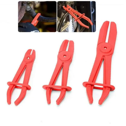 New NEW 1/3Pcs Brake Fuel Water Line Clamp Plier Hands Free Tool Nylon Hose Clamp Tool Set Car Repair Tools Hose Pliers