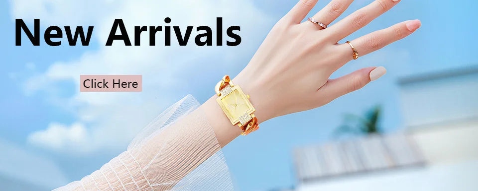 Ladies Luxury Gold Quartz Watch Fashion Diamond Set Square Crystal Design Women Watches Casual Skeleton Clock Dress Wristwatches